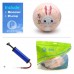 PP PICADOR Picador Toddler Soccer Ball Toy Cute Cartoon TPU Soccer Toy Gift with Pump Pink Bunny